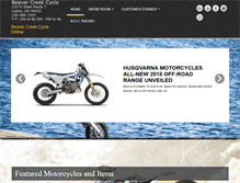 Tablet Screenshot of beavercreekcycle.com